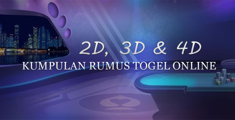 Kumpulan rumus jitu togel online 2D, 3D, dan 4D